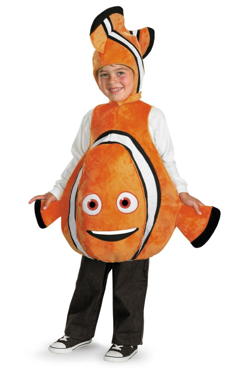 fasching disney kostüme nemo kinder idee orange fisch