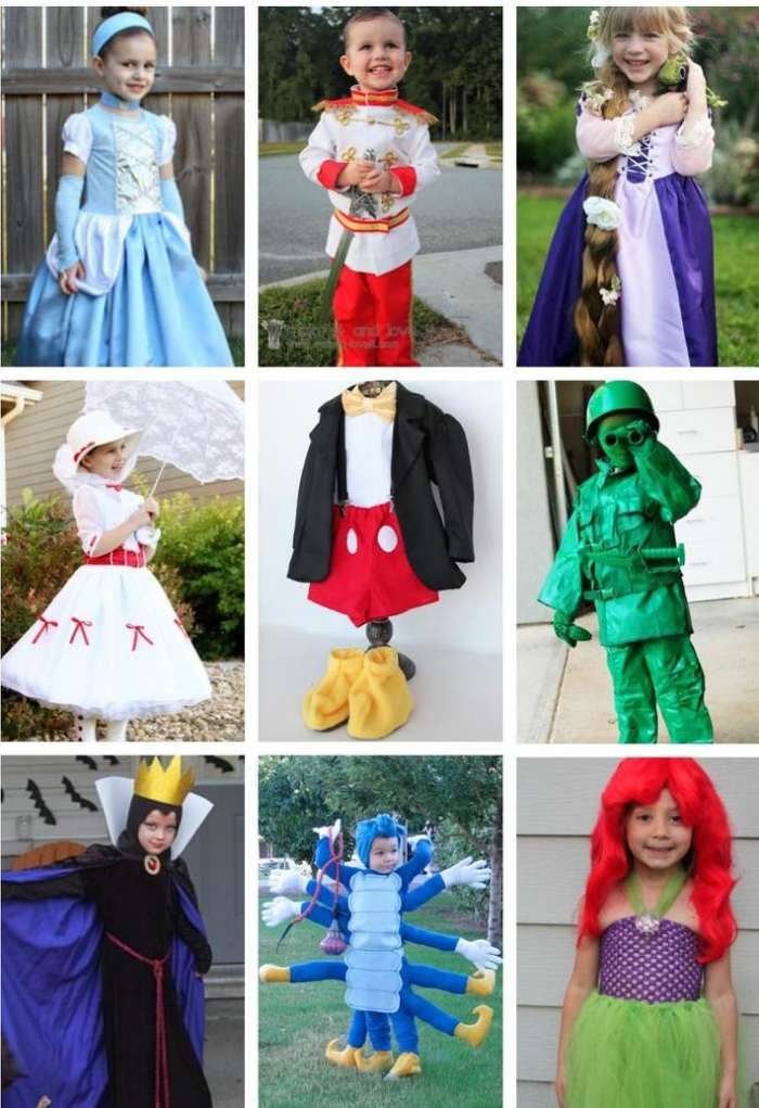 Fasching Disney Kostüme kinder-beliebte-charaktere