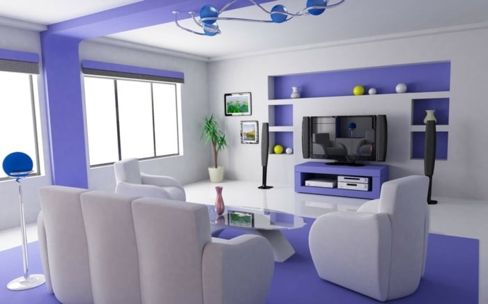 futuristisches-Wohnzimmer-mit-weißen-Möbeln