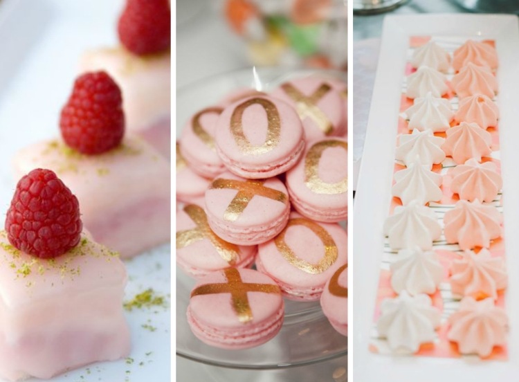hochzeitstrend 2015 suesses-buffet-macaron-kekse-rosa-gold