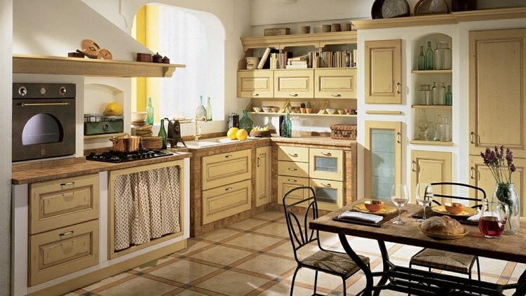  Landhausküchen charmant Möbel Design Italien