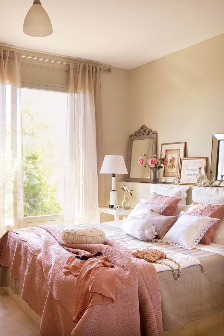 Jugendzimmer für Mädchen vintage-shabby-chic-romantik-rosa-beige