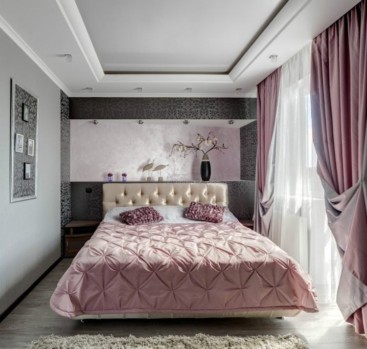 kleines-schlafzimmer-rosa-grau-feminine-atmosphare