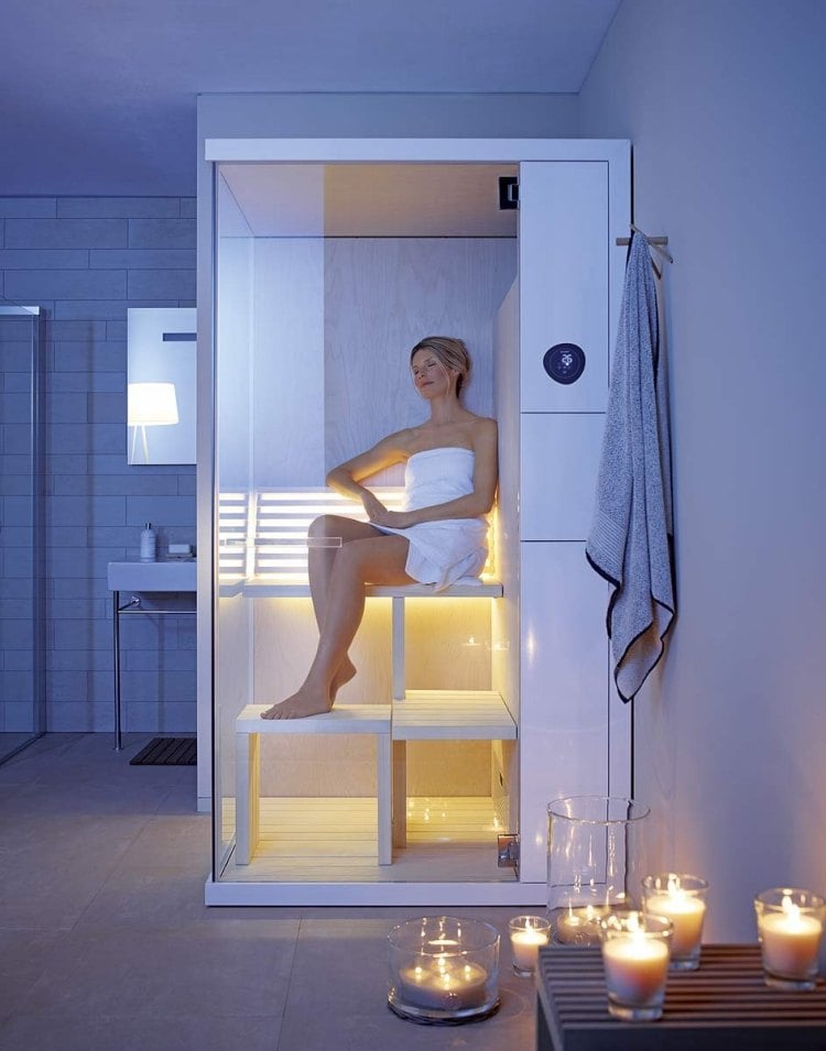 Kompakte Sauna design-Inipi-B-led-Beleuchtung