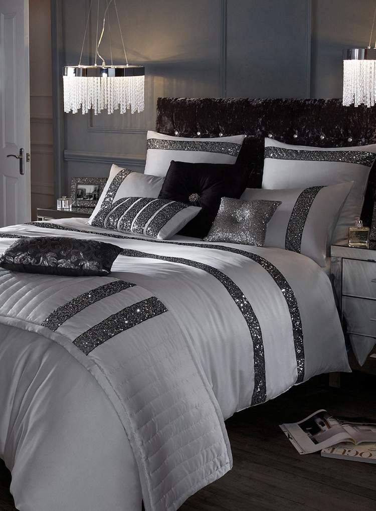 schlafzimmer-romantisch-luxus-bettwaesche-kylie-minogue-saffia-silver