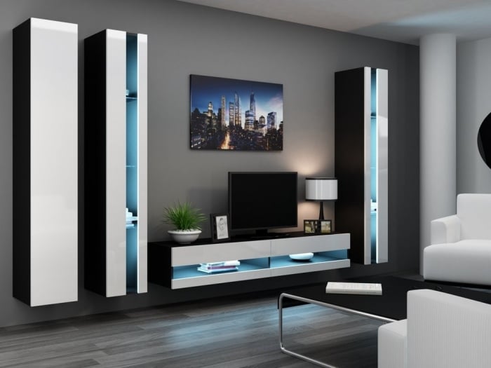 wohnzimmer-wohnwand-design-weiß-hochglanz-lack-led-seattle