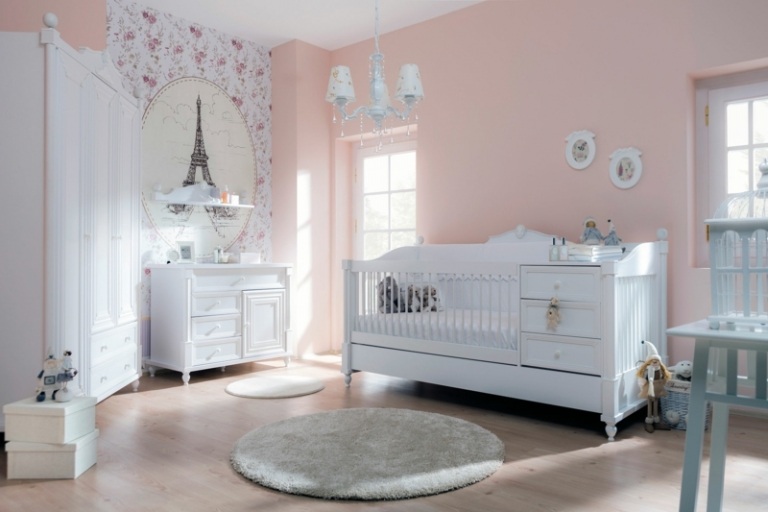 Babyzimmer komplett Möbel Prinzessin Baby Paris