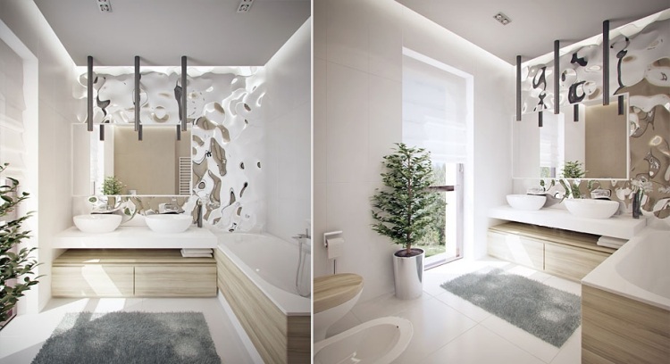 Interieur-Trendfarben-2015-organische-Formen-Badezimmer-Wohnideen