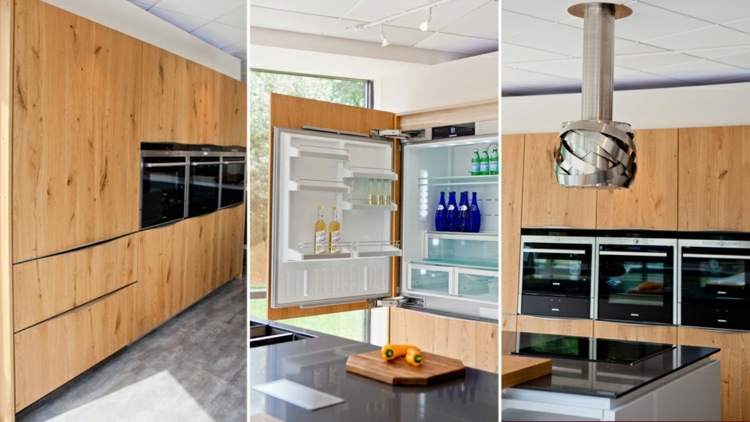Küchen Ideen 2015 Wandschränke Stauraum Einbaugeräte