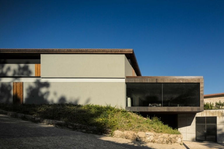 Modern Landhausstil minimalistisches Gebäude Anbau Projekt