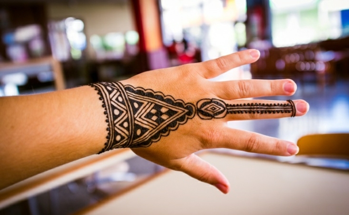 Tattoo am Handgelenk