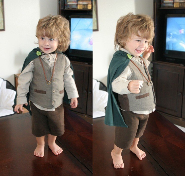 fasching-kostüm-ideen-babys-frodo-hobbit-herr-der-ringe