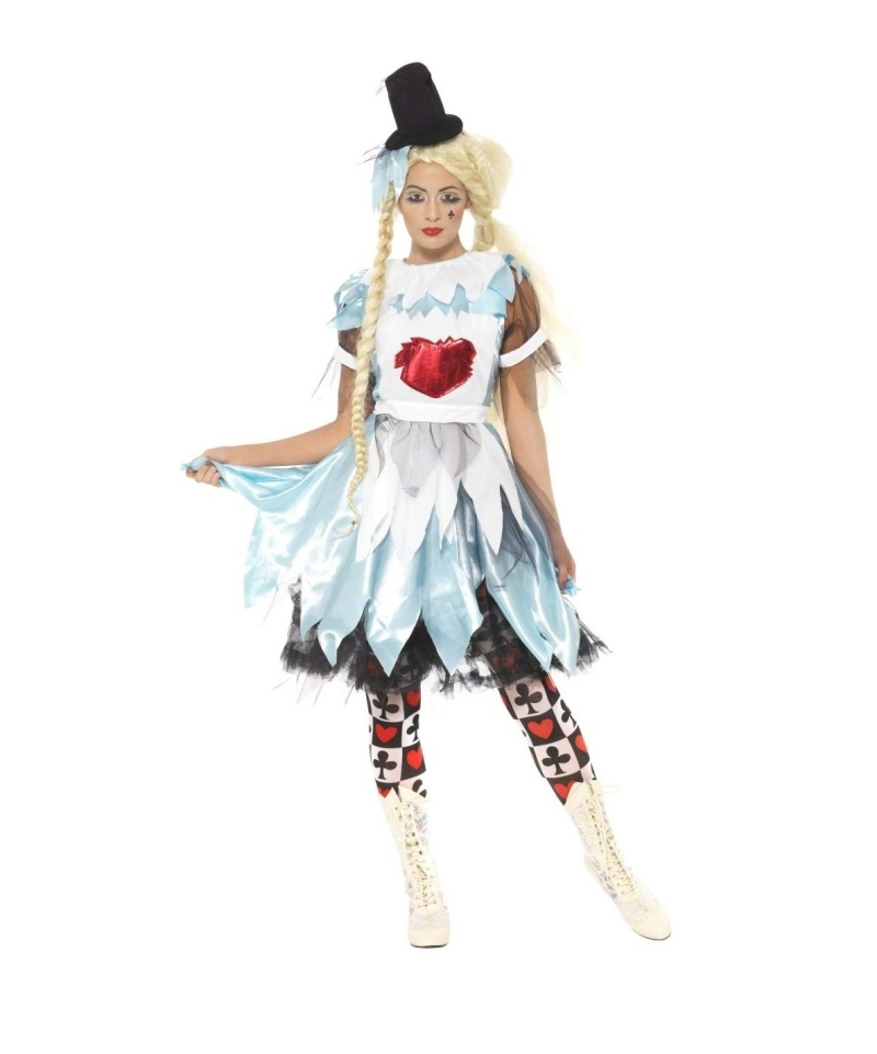 gruselig-karnevalskostüme-2015-Damen-Halloween-Fasching-Märchen-Kostüm-Alice-im-Wunderland