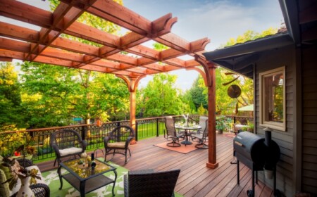 Holz Pergola