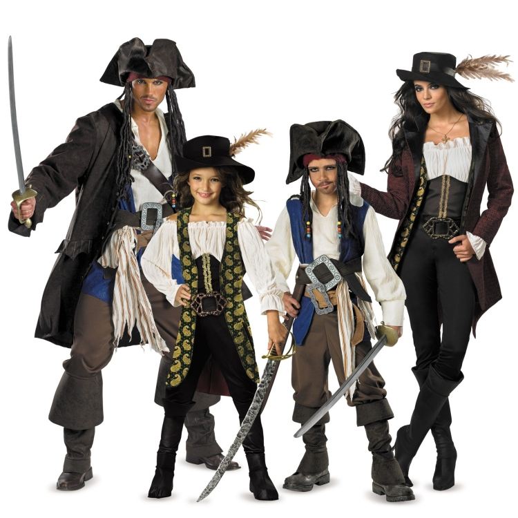 Karnevalskostüme 2015 -ideen-gruppe-piraten