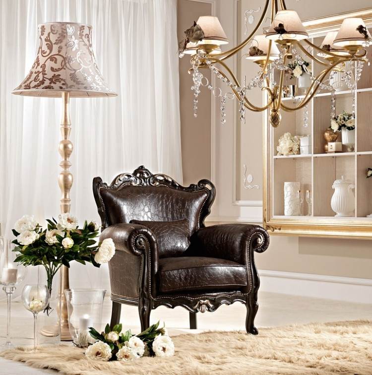 klassischer-Designer-Sessel-Kaminbereich-Bergere-Kunstleder-GLAMOUR-Gotha-Luxury-Italian-Style