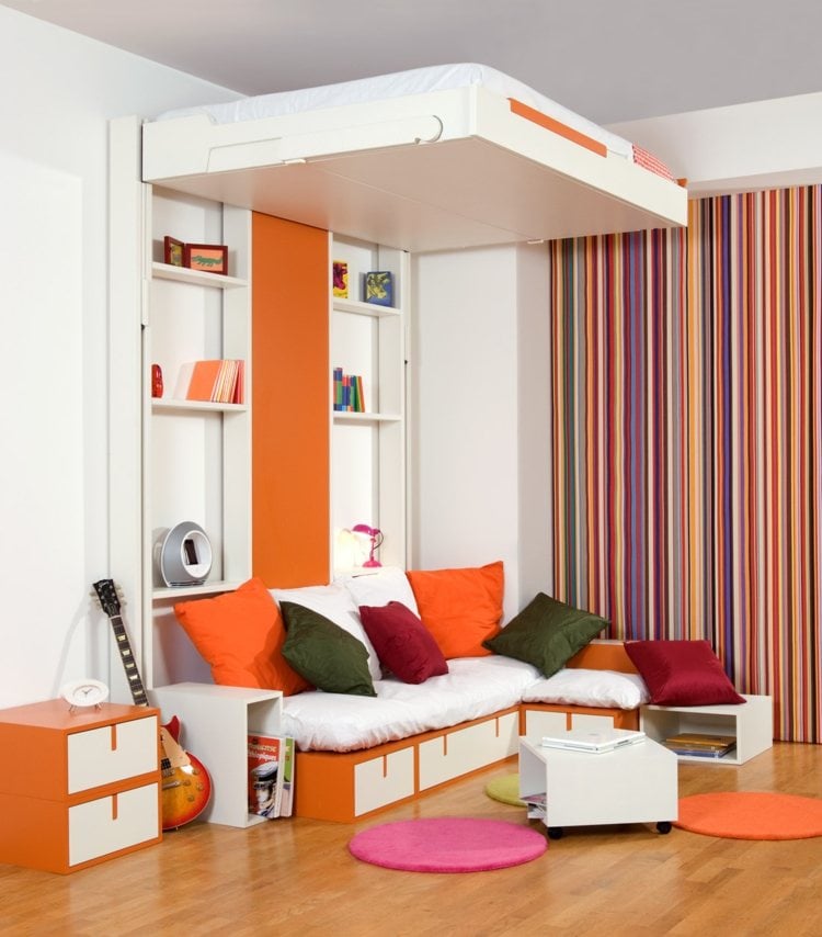 karga ayrıca Ürpertici  17 Raumsparideen für kleine Kinderzimmer und Jugendzimmer