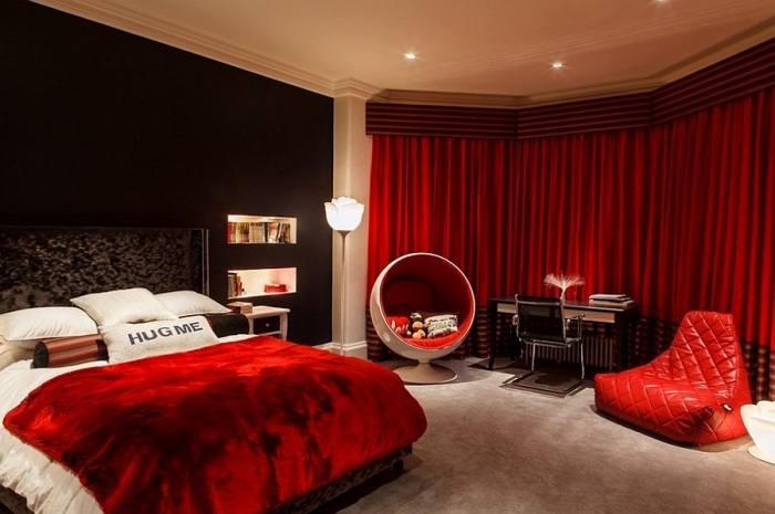 14 Schlafzimmer In Rot Gestaltet Romantisches Flair Pur