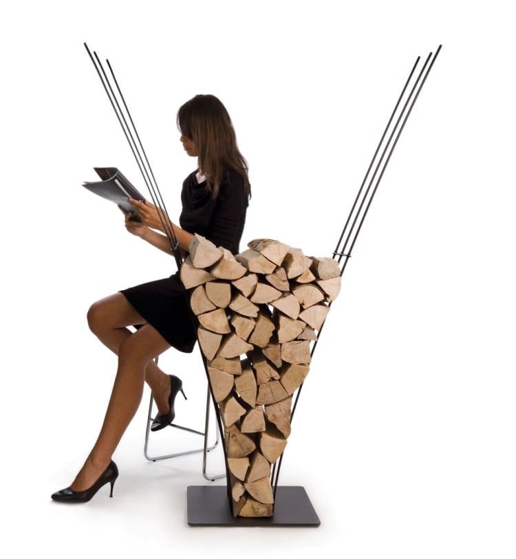 moderne-Holzlege-bamboo-flexible-struktur-kaminholz-ständer-design