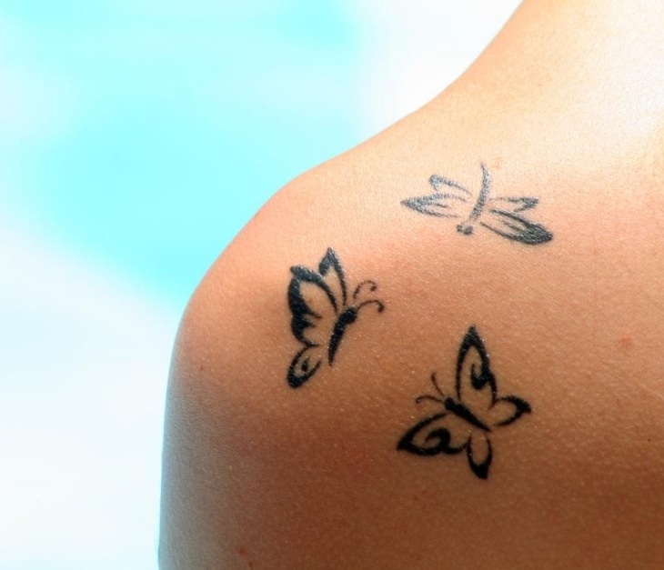 Kopfschuss bedeutung tattoo schmetterlinge Motte Tattoo