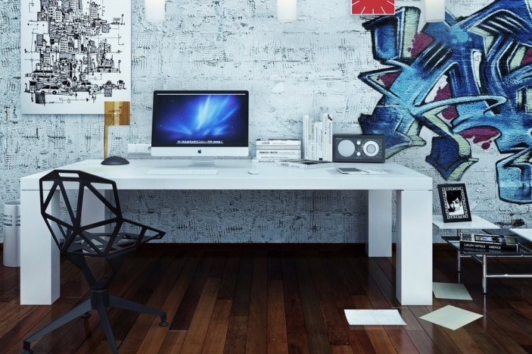 Zimmergestaltung des Home Office