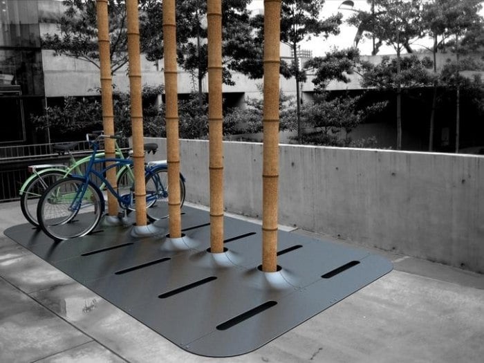 Bambusstäbe-Fahrradparker-Fahrradständer-Design-öffentliche-Räume-gestalten