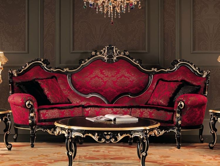Barock-Möbel-schwarz-Gestell-halbrund-Sofa