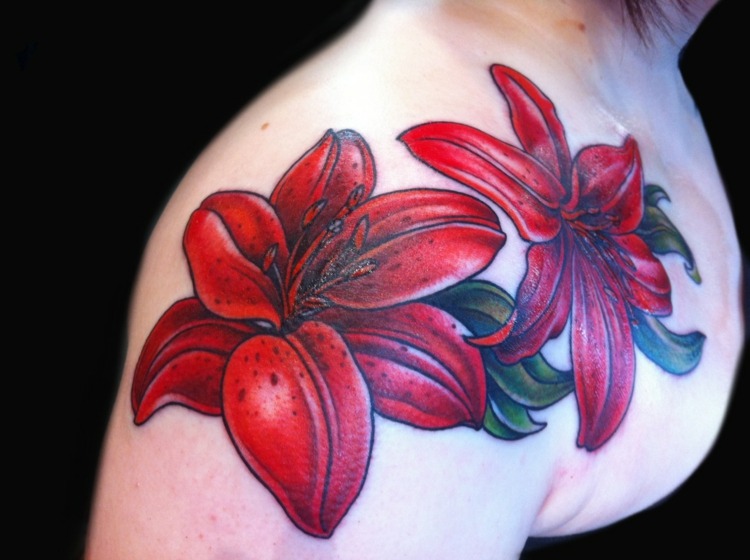 Blumen Tattoo Motive