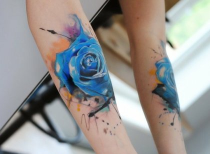 Unterarm frau rosen tattoo Unterarm Tattoo