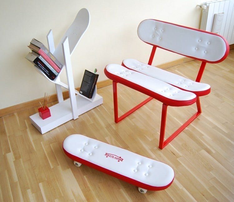 DIY-Möbel-Skateboard-Regalsystem-Sessel-Hocker