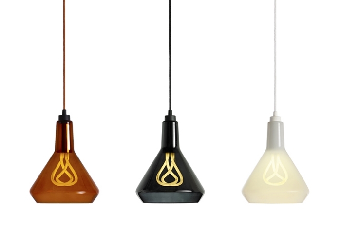 Design-Energiesparlampen-Plumen-Drop-Top-Lampenschirm-drei-Farben
