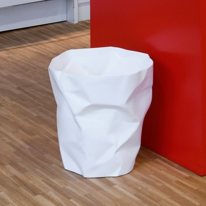 Design-Mülleimer-Abfalleimer-Papierkörbe-weiss-Bin-Bin-Waste
