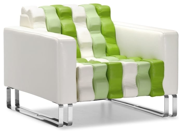Fernsehsessel-im-Wohnzimmer-Armlehnsessel-Ripple-weiß-grün-design