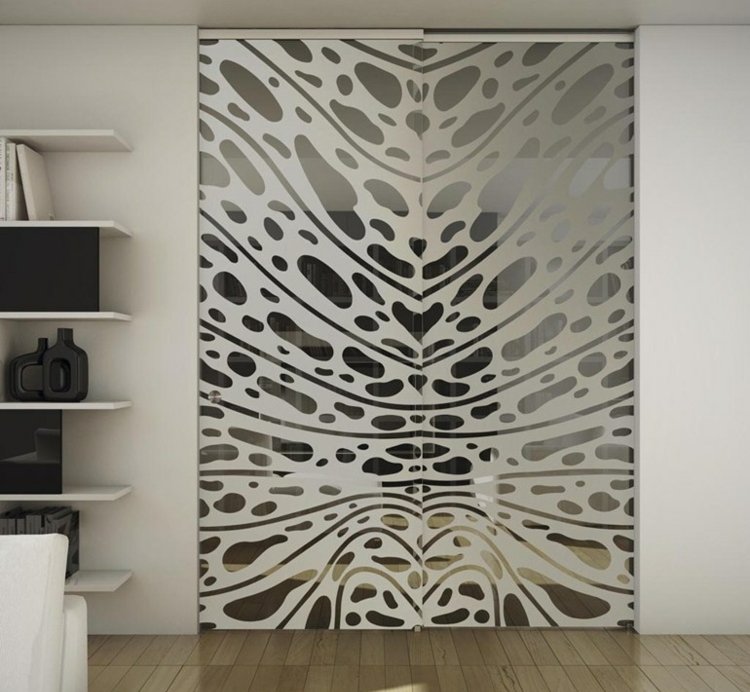 Innentüren-Glas-weiß-moderne-Muster-hochwertig