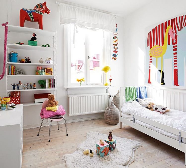 Kinderzimmer-skandinavisch-Stil-coole-Einrichtung-Ideen