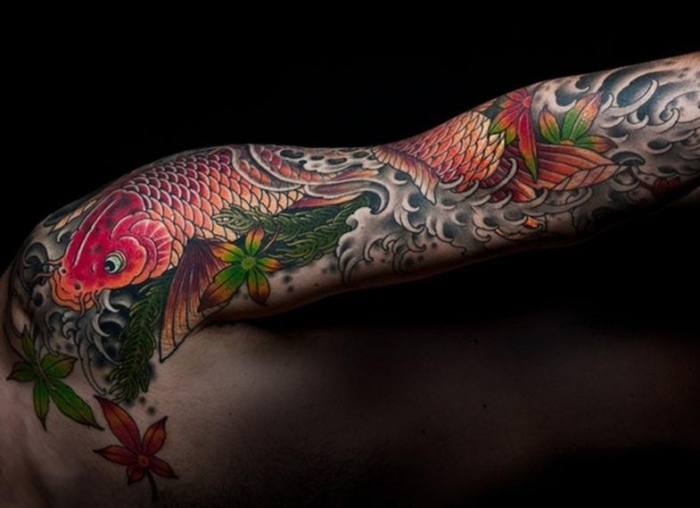 Koi-tattoo-Arm-Sleeve-Designs-für-Männer-und-Frauen-vorlagen