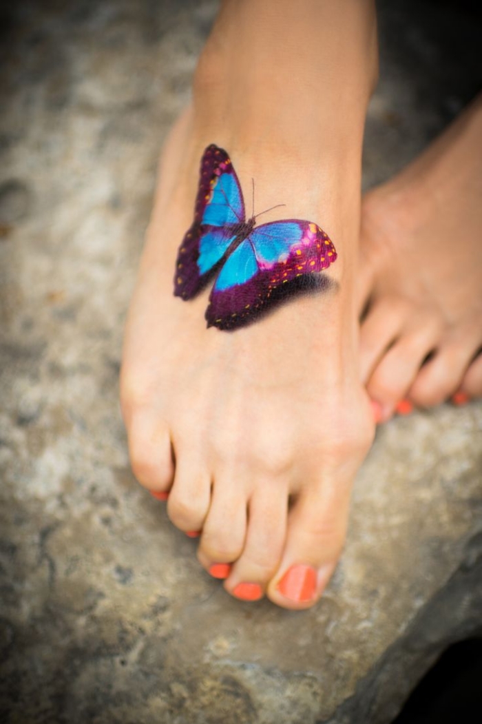 Schmetterling Tattoo