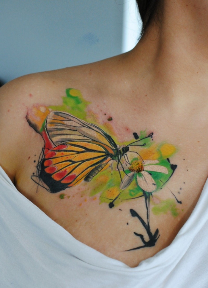 Schmetterling Tattoo