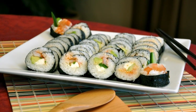 Sushi-selber-machen-Zutaten-Gurke-Mayonnaise-lecker