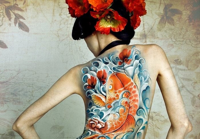 Tattoo-Ideen-Motive-japanische-Tattoos-Koi-Fische
