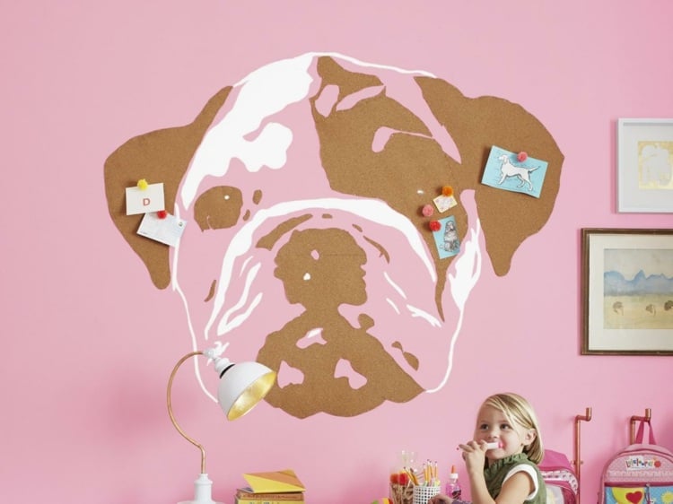 Wandbilder-selber-machen-Kinderzimmer-Wandtattoo-coole-Idee