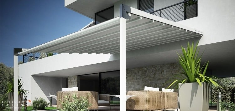 aluminium-terrassenuberdachungen-wetterschutz-weiss-modern-gartenmoebel-rattan