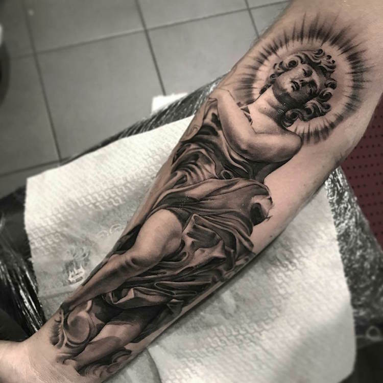 Tattoos engel motive