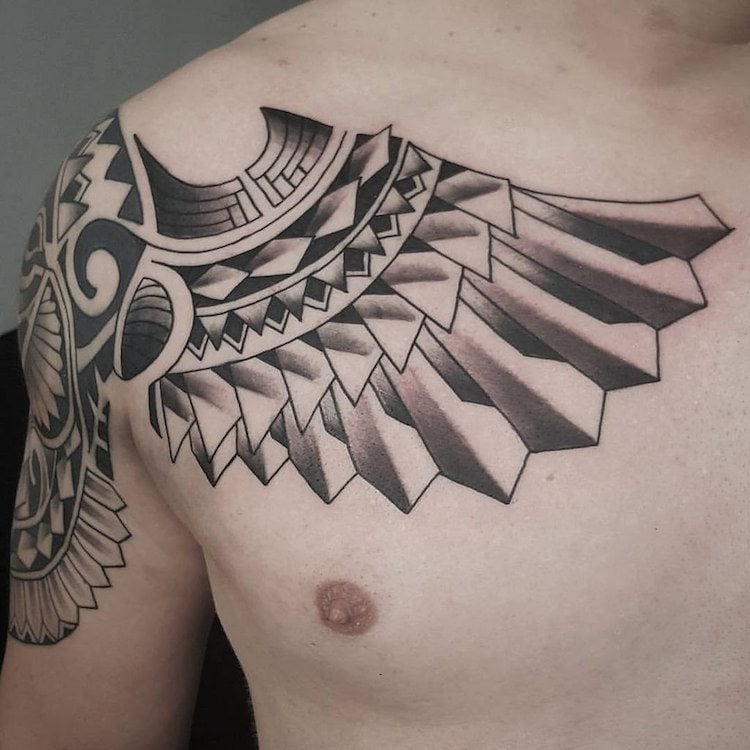 engel-tattoo-designs-ideen-tribal-krieg