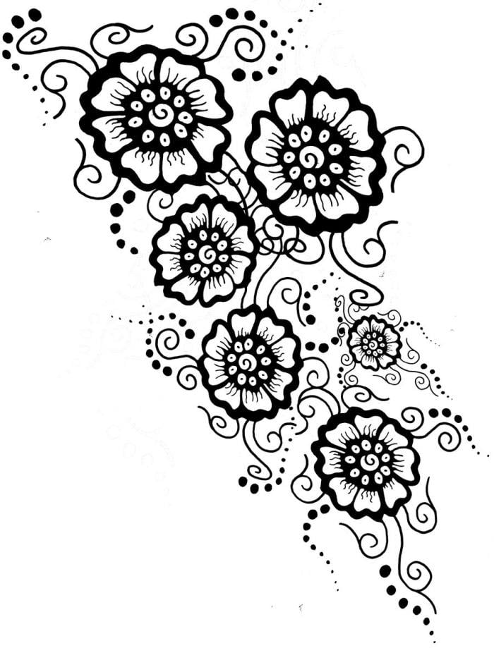 florale-motive-tattoo-vorlagen-ideen-frauen