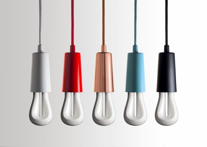 innovative-Design-Energiesparlampen-plumen-hängeleuchten-farbige-kabeln-matt-glanz