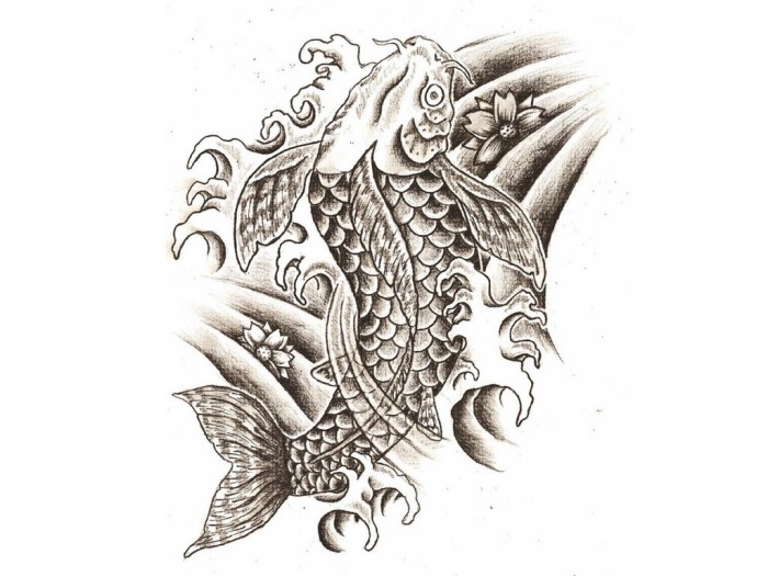 koi-karpfen-fisch-tattoo-vorlage-design-japanischer-stil