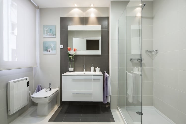 moderne Badgestaltung begehbare-dusche-glas-duschwand