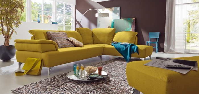 moderne-couchgarnituren-Wohnzimmer-Kollektion-Senfgelb-Sofa-Set-Dekokissen