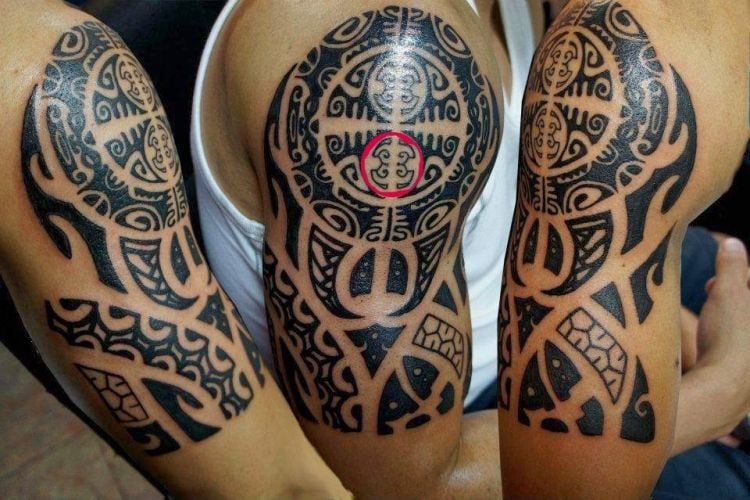 Polynesische Maori Tattoos -arm-zeichen-enata